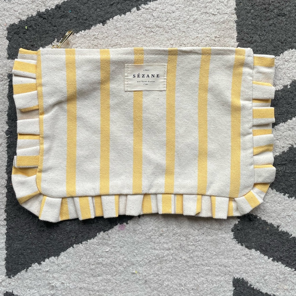 Brand new! Sezane cosmetic or toiletries pouch, clutch, organization, travel